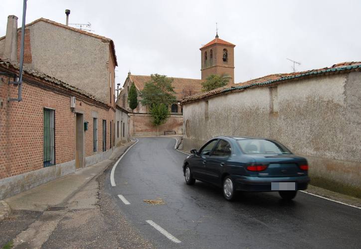 Travesía de Aldeaseca donde tuvieron lugar los hechos.