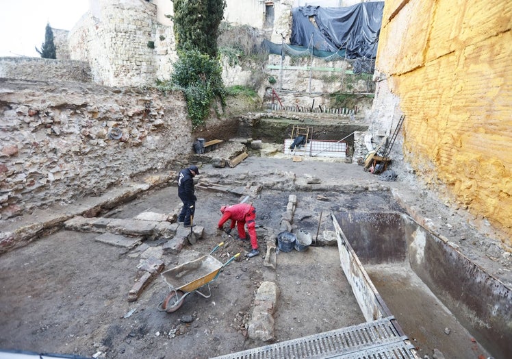 La planta de la antigua construcción en el solar de San Pablo.