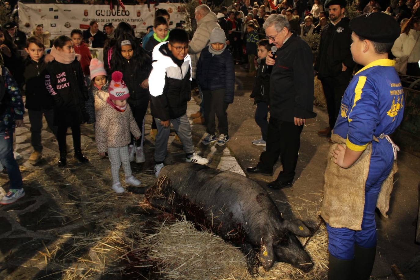 Guijuelo disfruta de su matanza nocturna