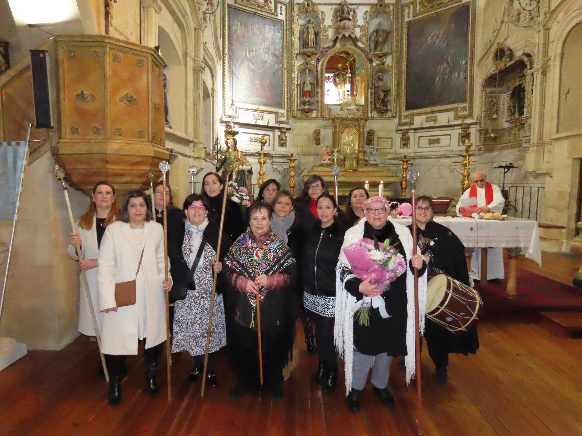 Una aguedera mayor, 63 mujeres y 14 mayordomas en Babilafuente