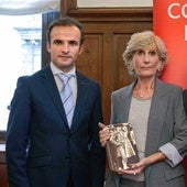 Damián Castaño e Isabel Lipperheide, en el Club Cocherito de Bilbao.