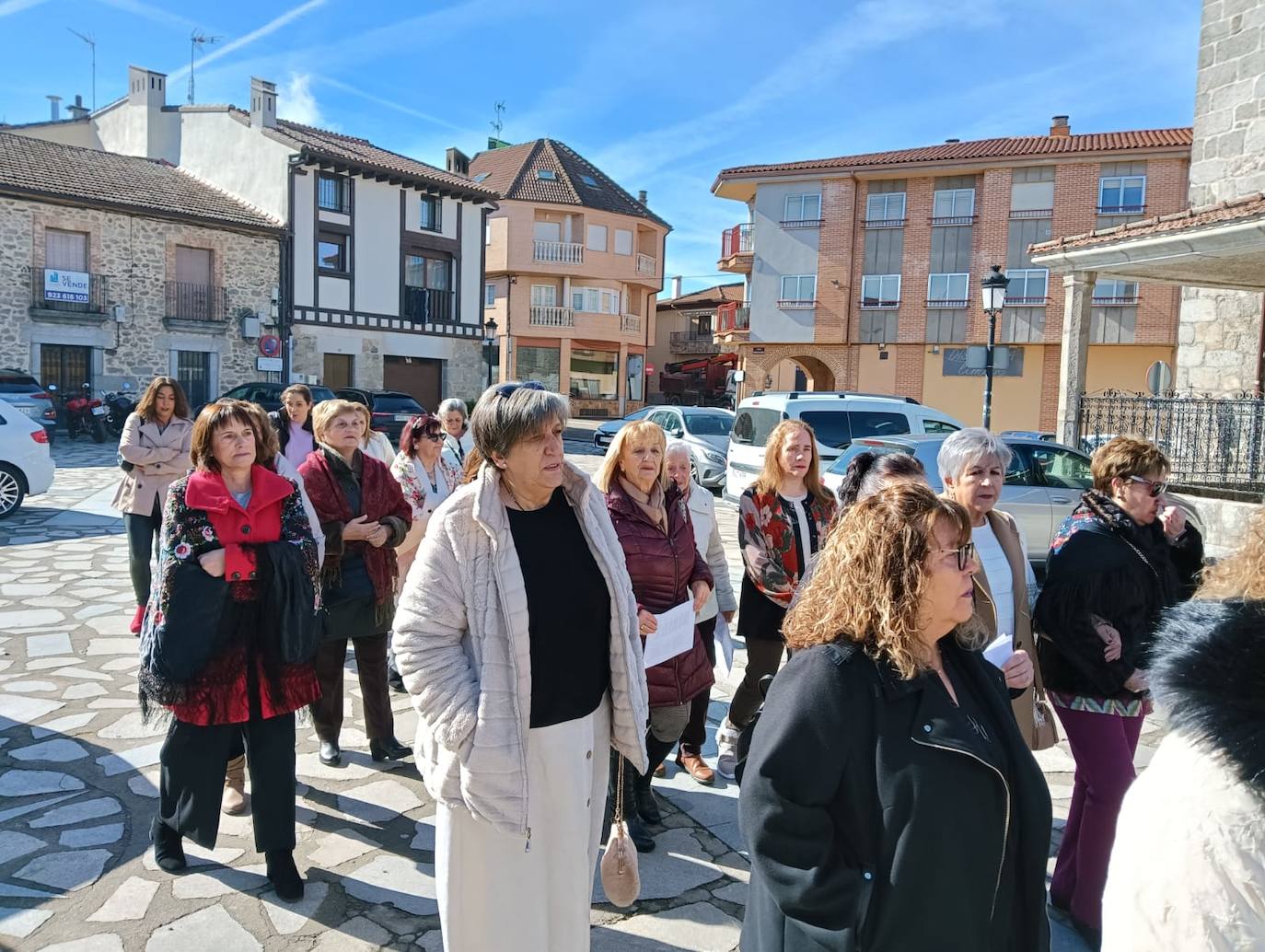 Animada celebración de las águedas en Linares de Riofrío