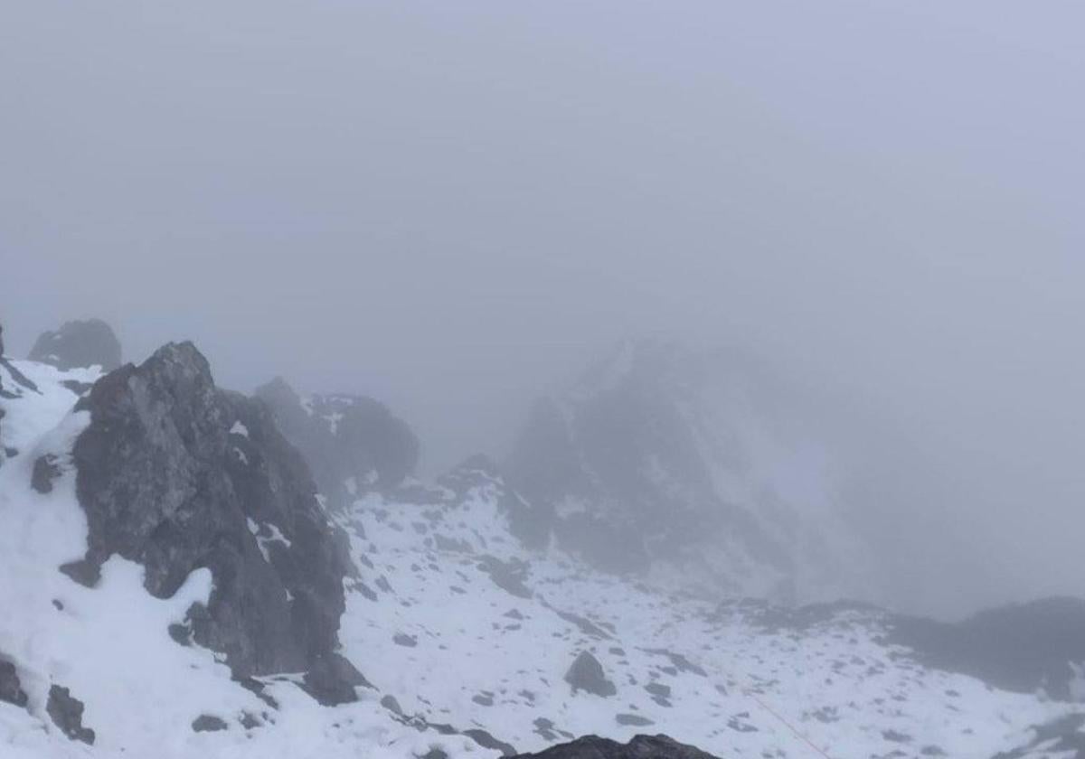 Imagen de una zona de la Peña Ubiña, en San Emiliano, León.