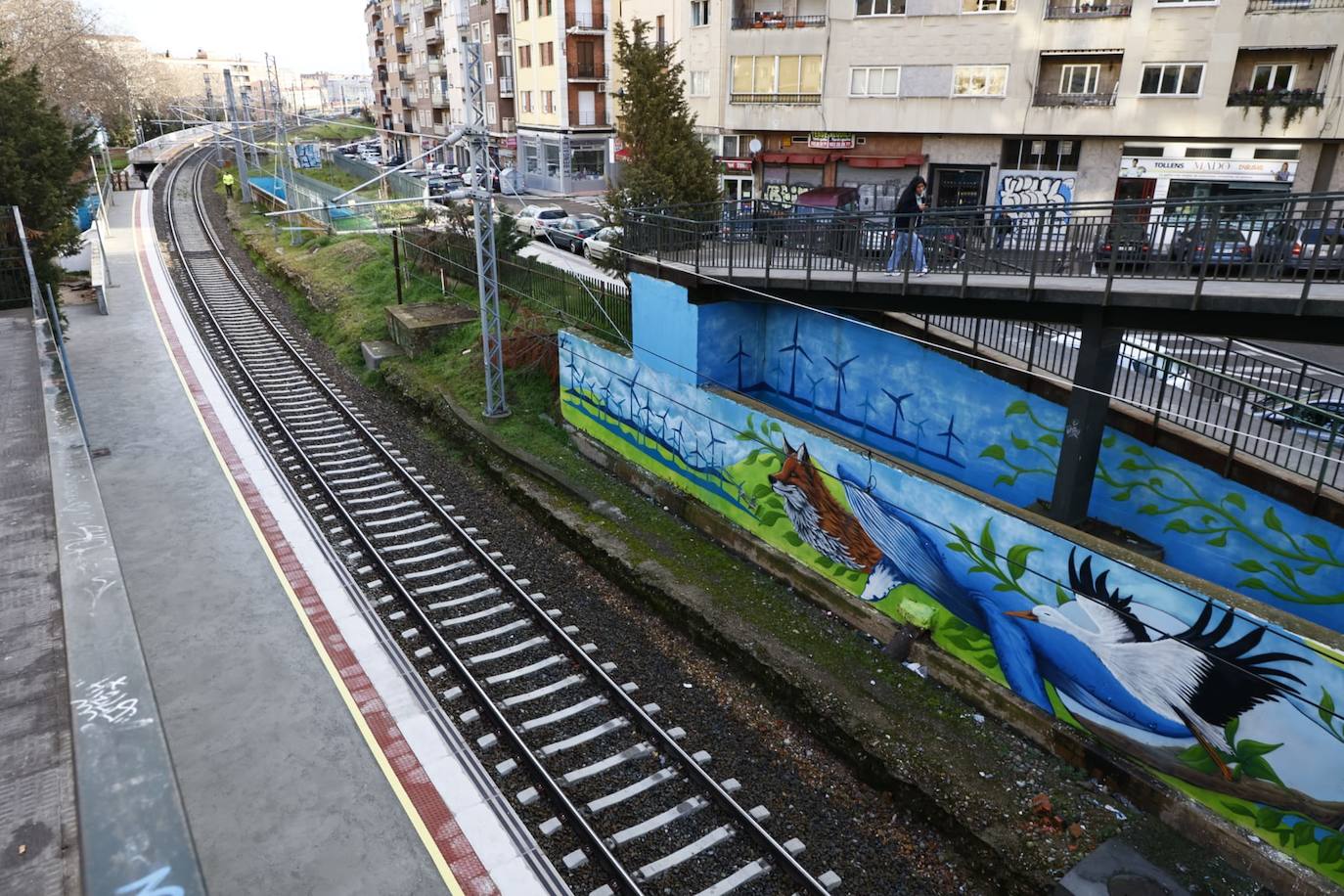 La nueva imagen del apeadero de La Alamedilla tras cuatro años y medio en obras