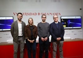 Carlos Hernández, Blanca Ares, José Manuel Caridad y José Miguel Mateos Roco.