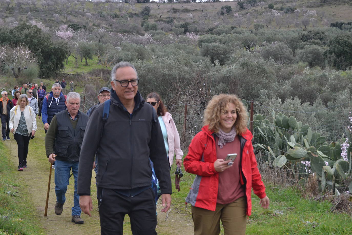 Un bello paseo entre almendros