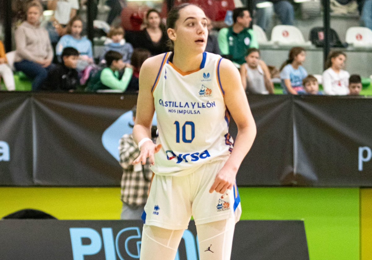 Iyana Martín, en el partido contra el Celta.