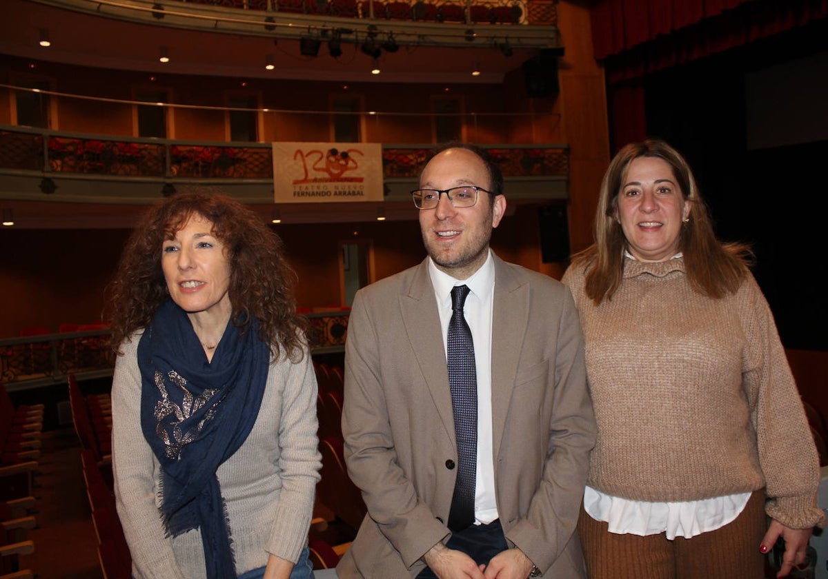 Belén Barco, Marcos Iglesias y Ana María Castaño.