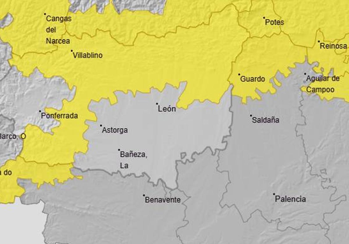 La AEMET activa avisos en cuatro provincias de Castilla y León hasta la tarde del viernes