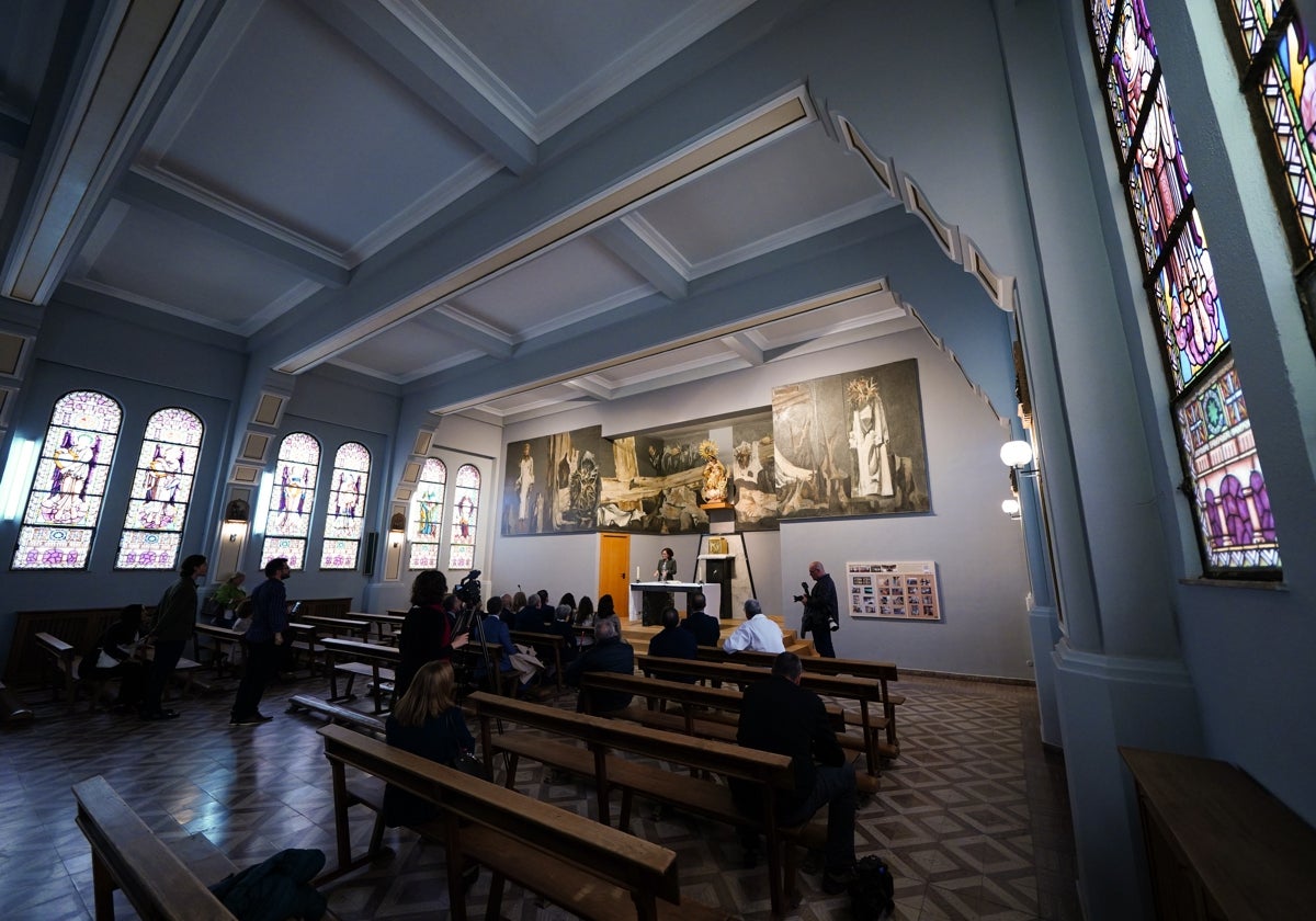 Imagen de la capilla del Hospital de Los Montalvos.