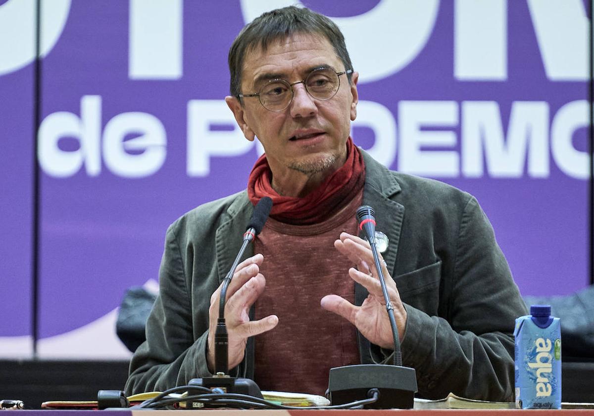 El cofundador de Podemos Juan Carlos Monedero.