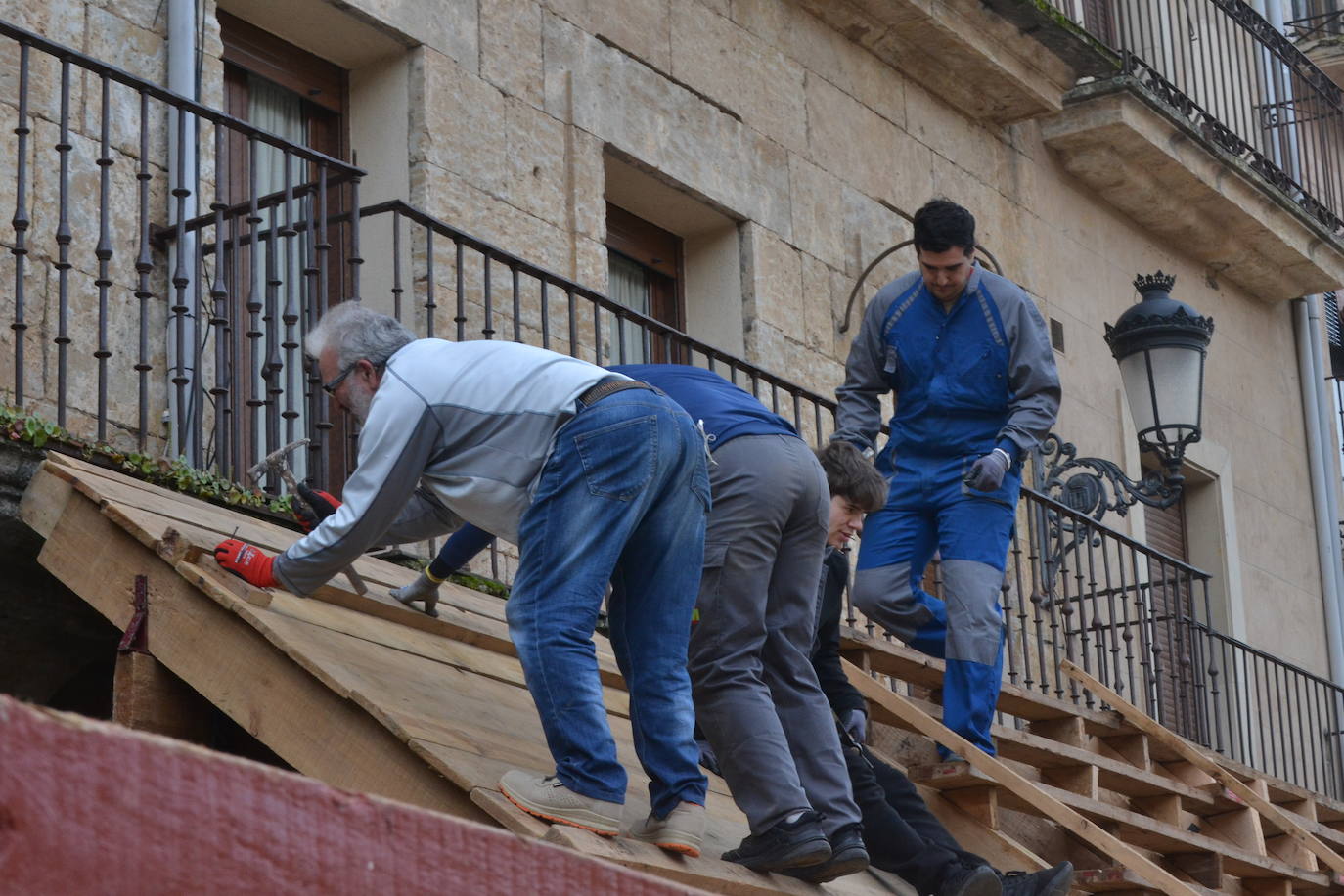 Los tablaos del Carnaval del Toro se alzan en Ciudad Rodrigo