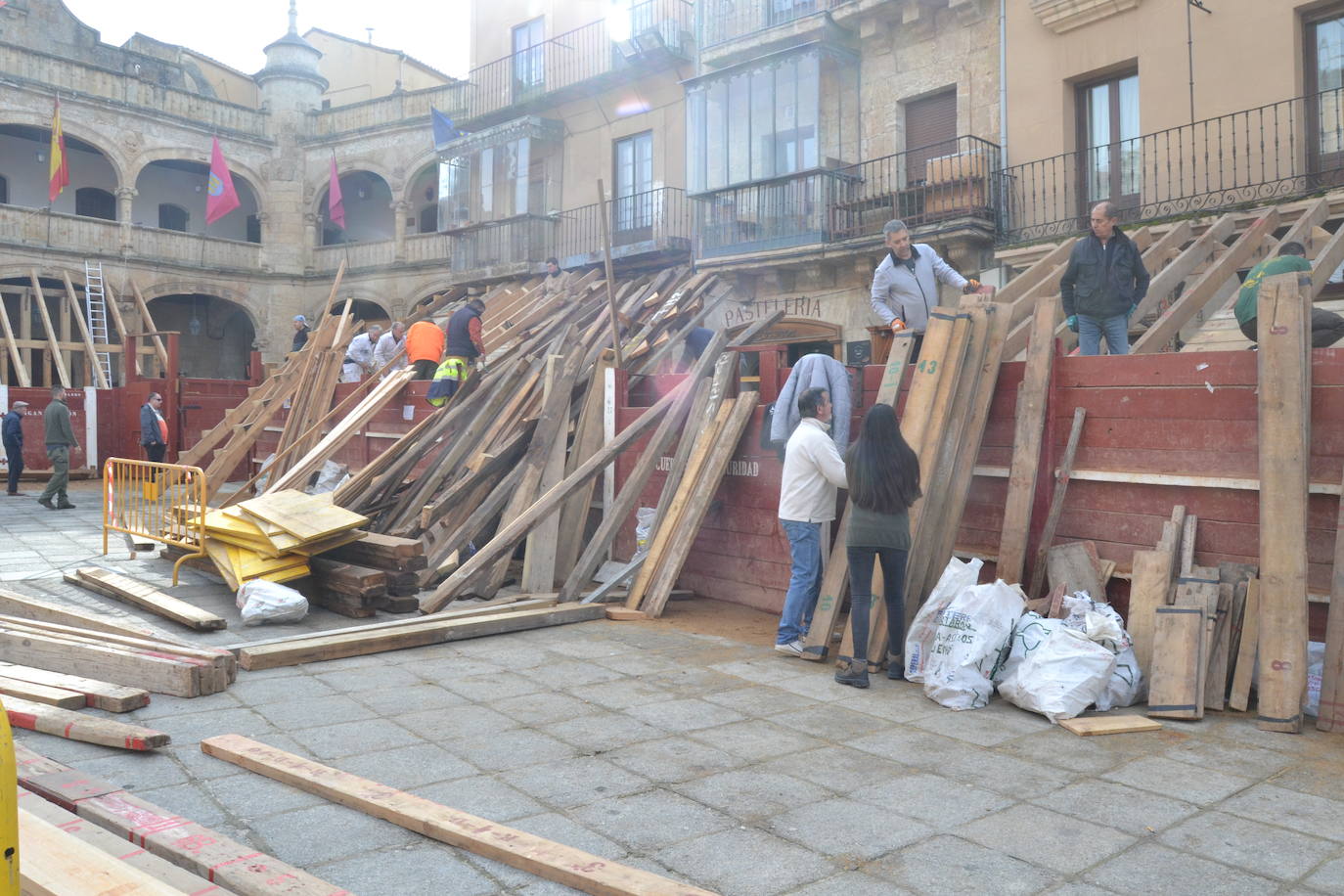 Los tablaos del Carnaval del Toro se alzan en Ciudad Rodrigo