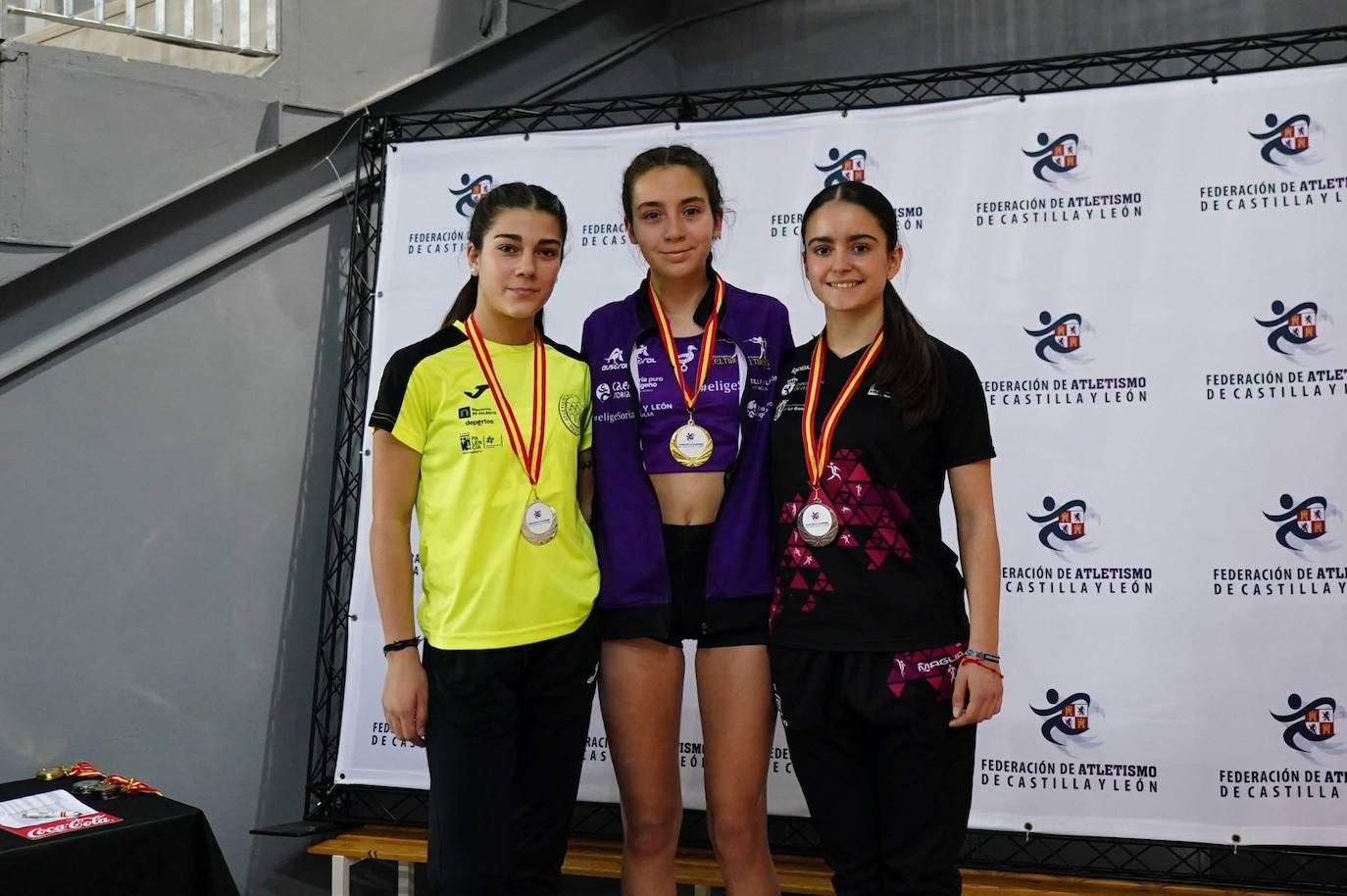 Lluvia de medallas en los Campeonatos de Castilla y León sub 20 y sub 16