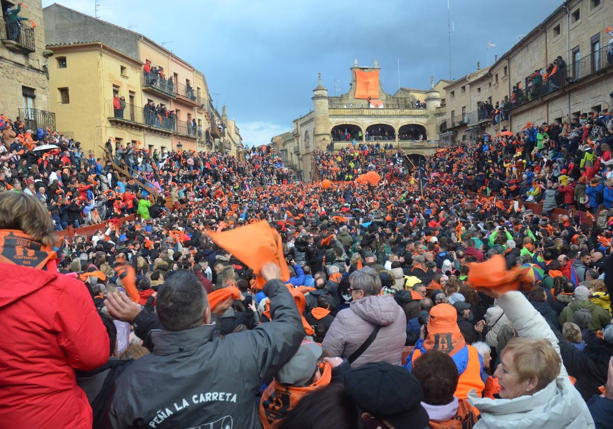 Imagen de archivo del Carnaval del Toro de Ciudad Rodrigo.