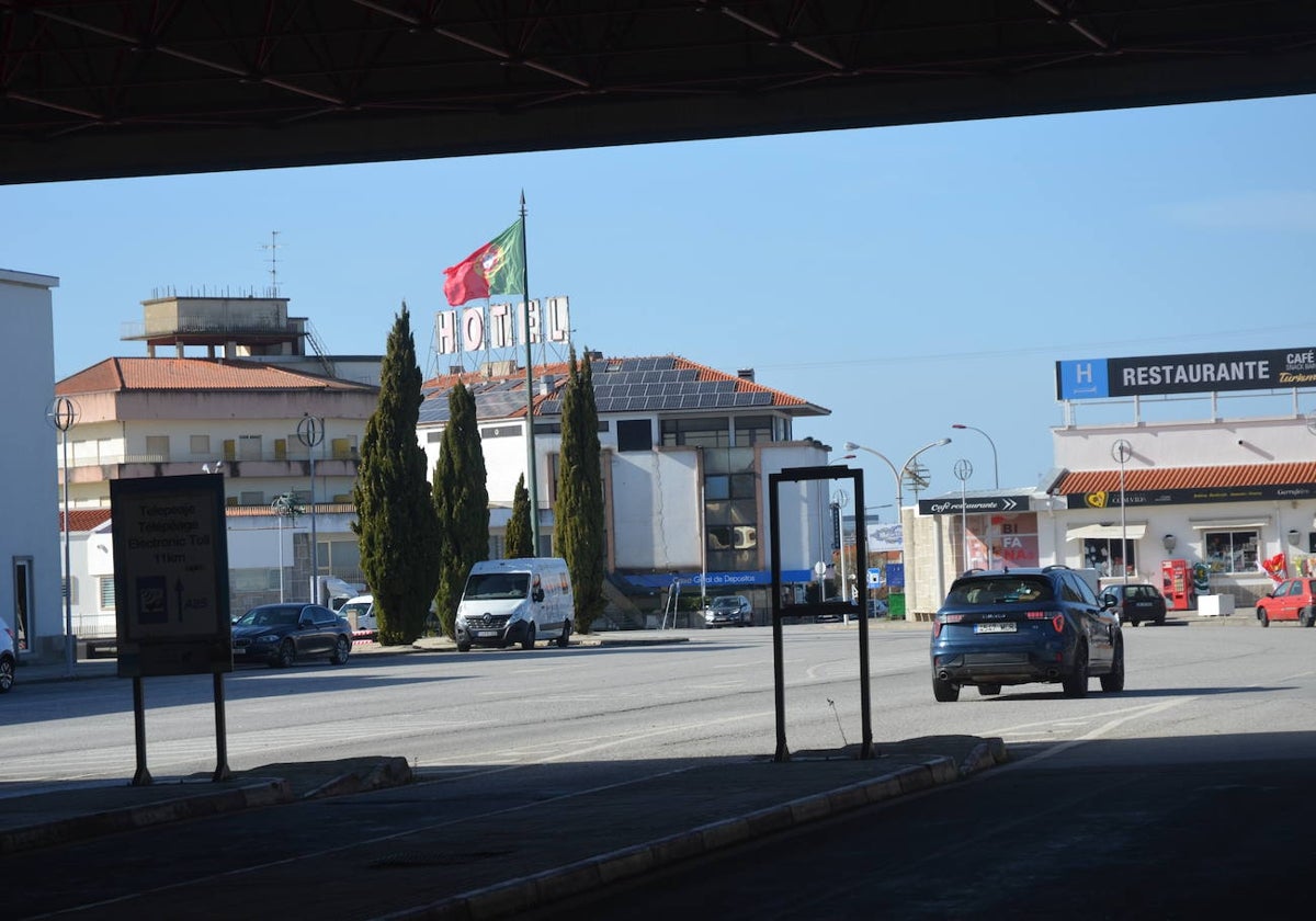 Paso fronterizo entre Fuentes de Oñoro y Vilar Formoso.