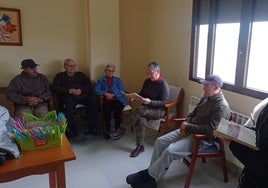 Residencia El Plantío, en Agallas, con la participación de tres voluntarios.