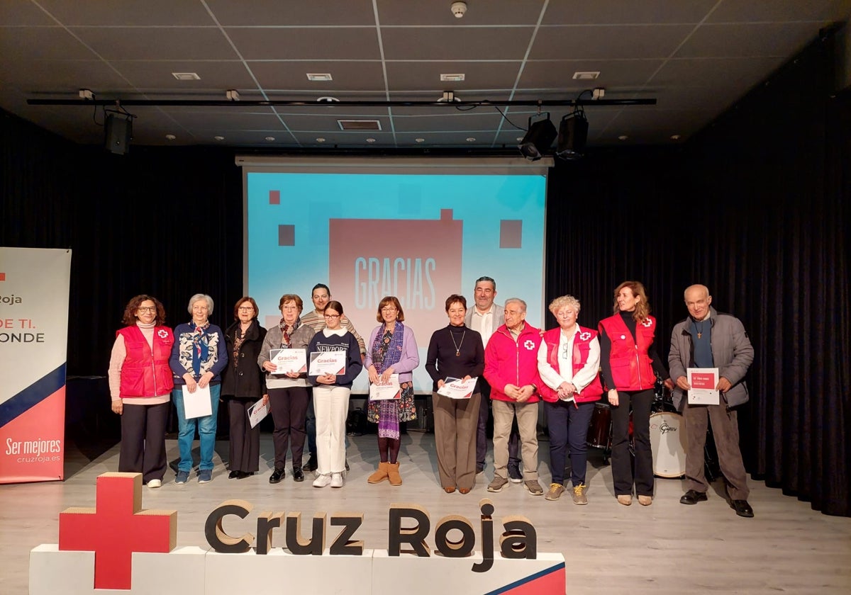 Santa Marta acoge una gala de Cruz Roja que rinde homenaje a voluntarios, socios y colaboradores