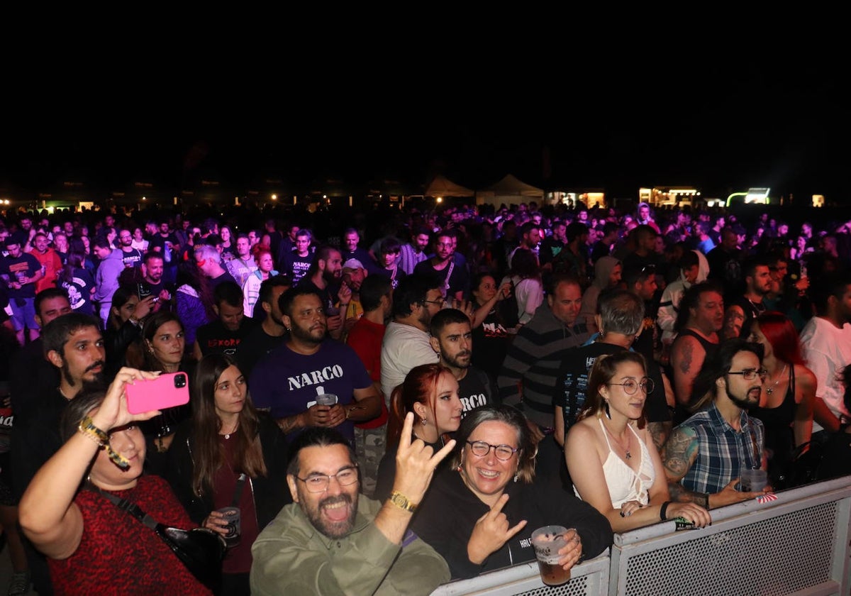 Imagen de una edición anterior del Festival Abejarock en las instalaciones de Hispano Textil.