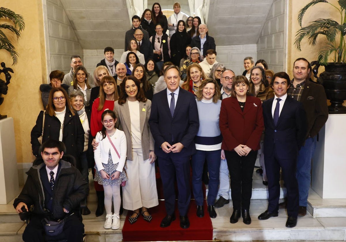 Recepción en el Ayuntamiento de Salamanca a la asociación Aerscyl