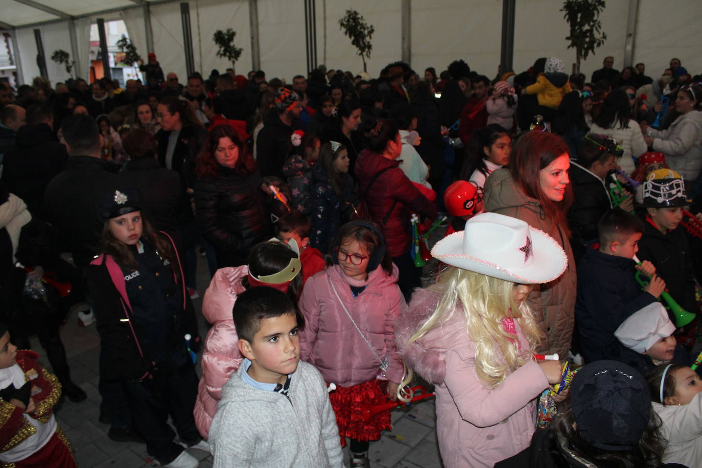 Animada trompetada en el Carnaval de Guijuelo