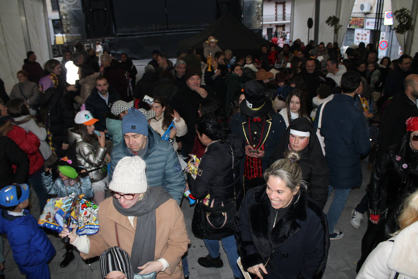 Animada trompetada en el Carnaval de Guijuelo