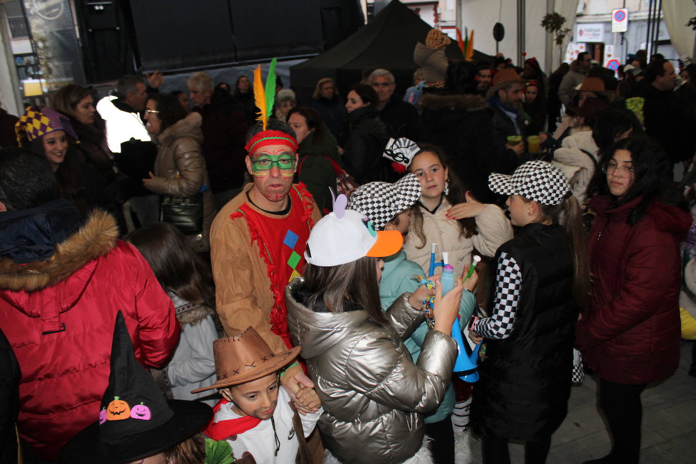 Animada trompetada en el Carnaval de Guijuelo