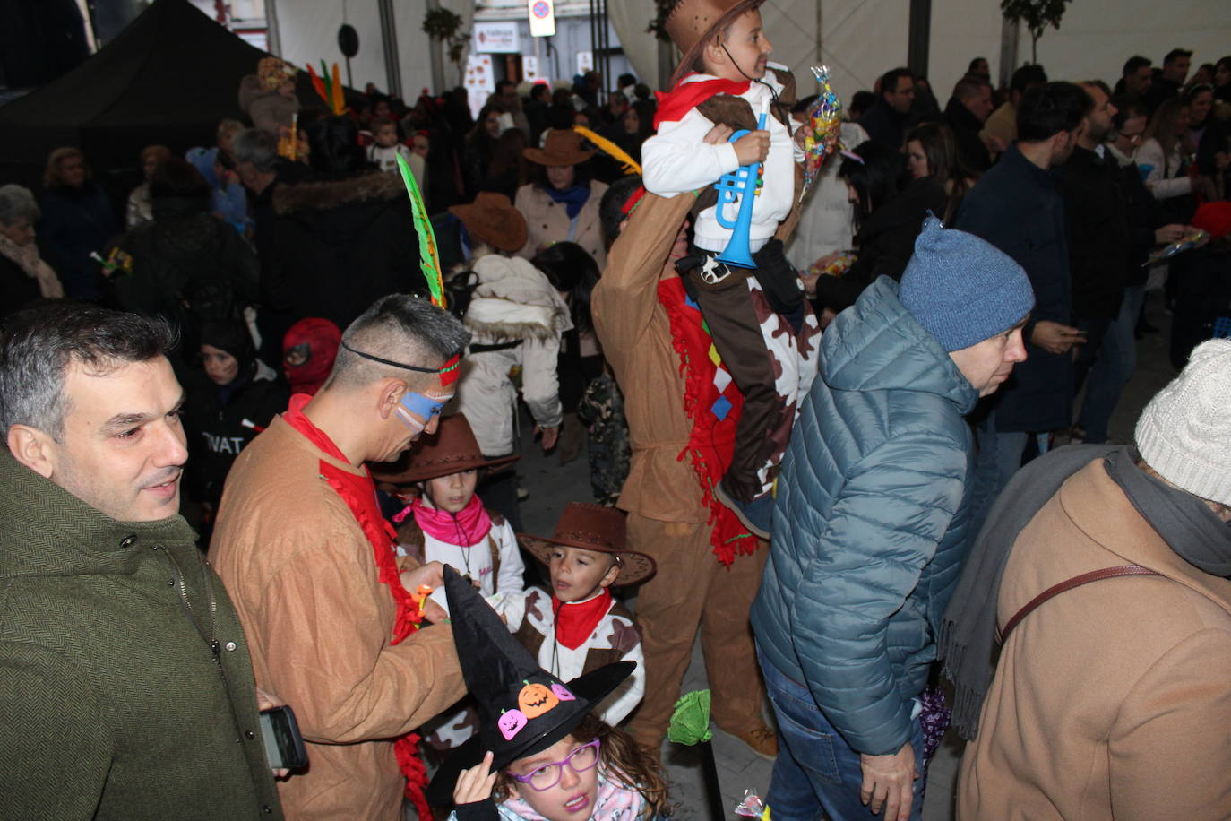 Animada trompetada en el Carnaval de Guijuelo