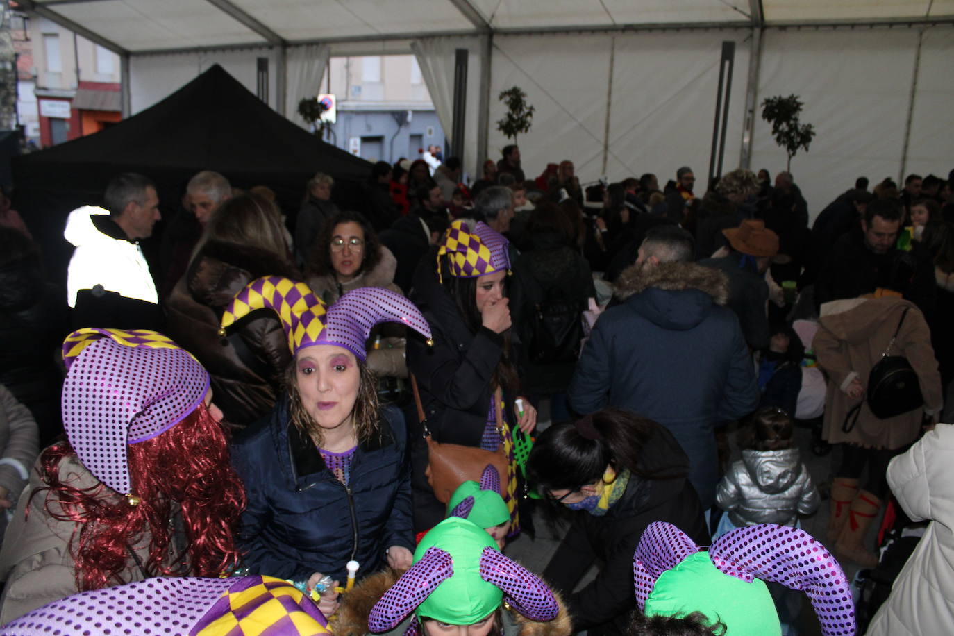 Animada trompetada en el Carnaval de Guijuelo