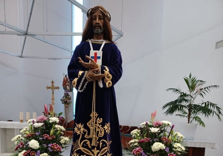 Imagen de Jesús Rescatado en la parroquia de San Juan de Mata.