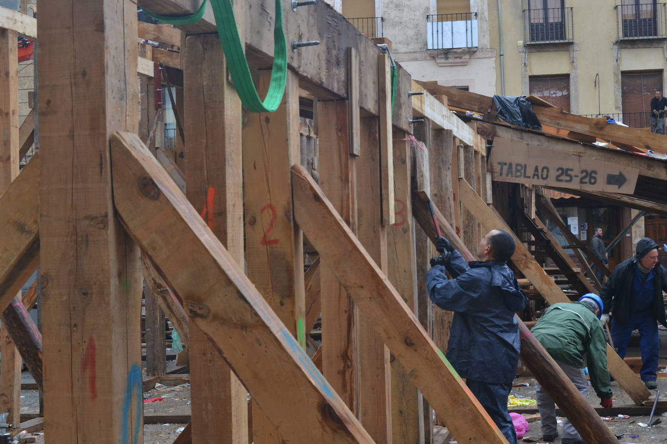 Los tablaos abandonan la Plaza Mayor de Ciudad Rodrigo