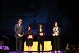 Carlos García Carabayo, Ascensión Iglesias Redondo, Patrocinio Rodríguez y Teresa Peramato.