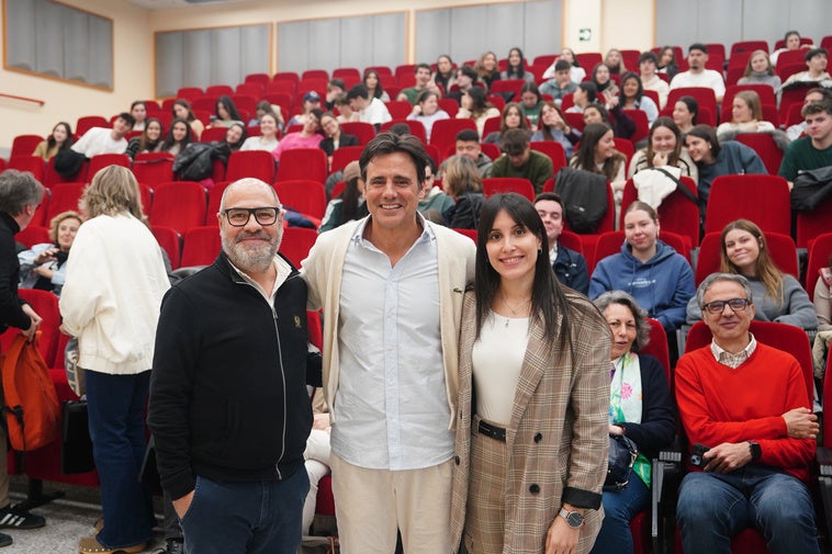 Fernando Galindo, Ion Aramendi y Esmeralda Román.