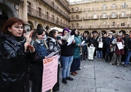 Concentración del tercer sector este jueves en la Plaza.