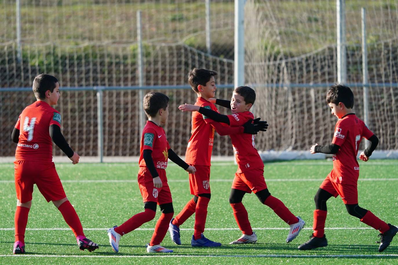 La jornada del fútbol base en Salamanca, en imágenes