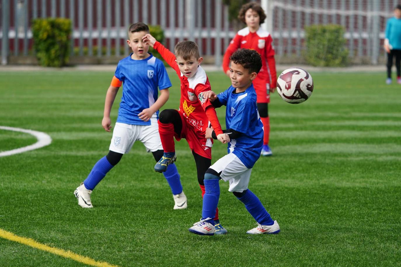 La jornada del fútbol base en Salamanca, en imágenes