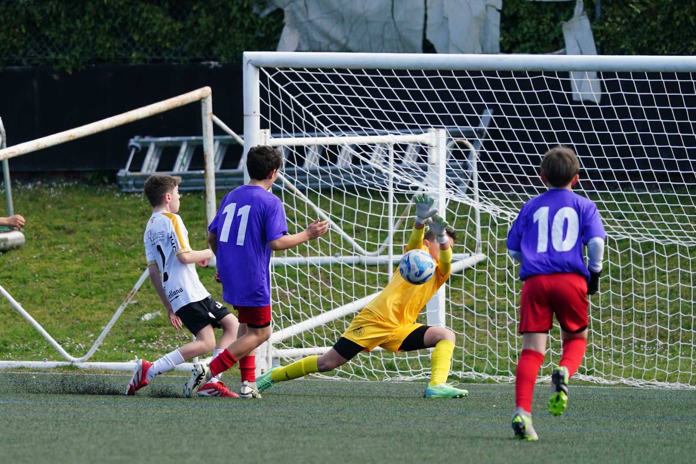 La jornada del fútbol base en Salamanca, en imágenes