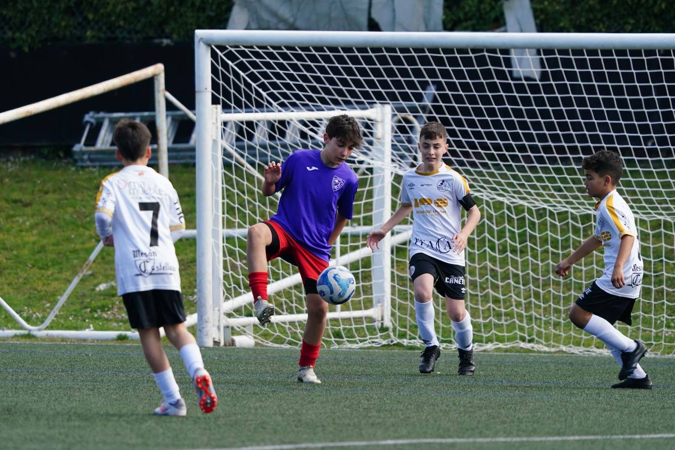 La jornada del fútbol base en Salamanca, en imágenes