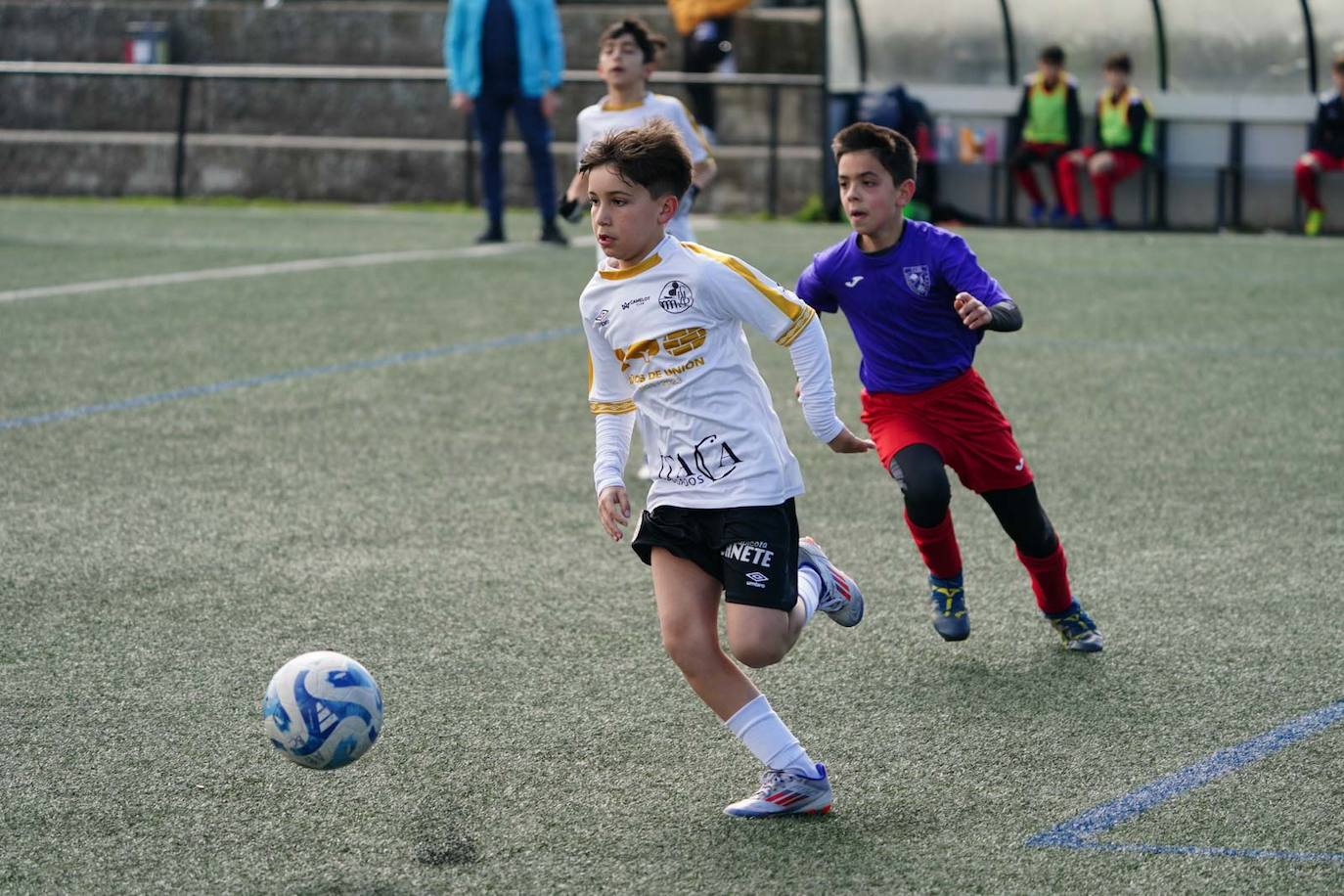 La jornada del fútbol base en Salamanca, en imágenes