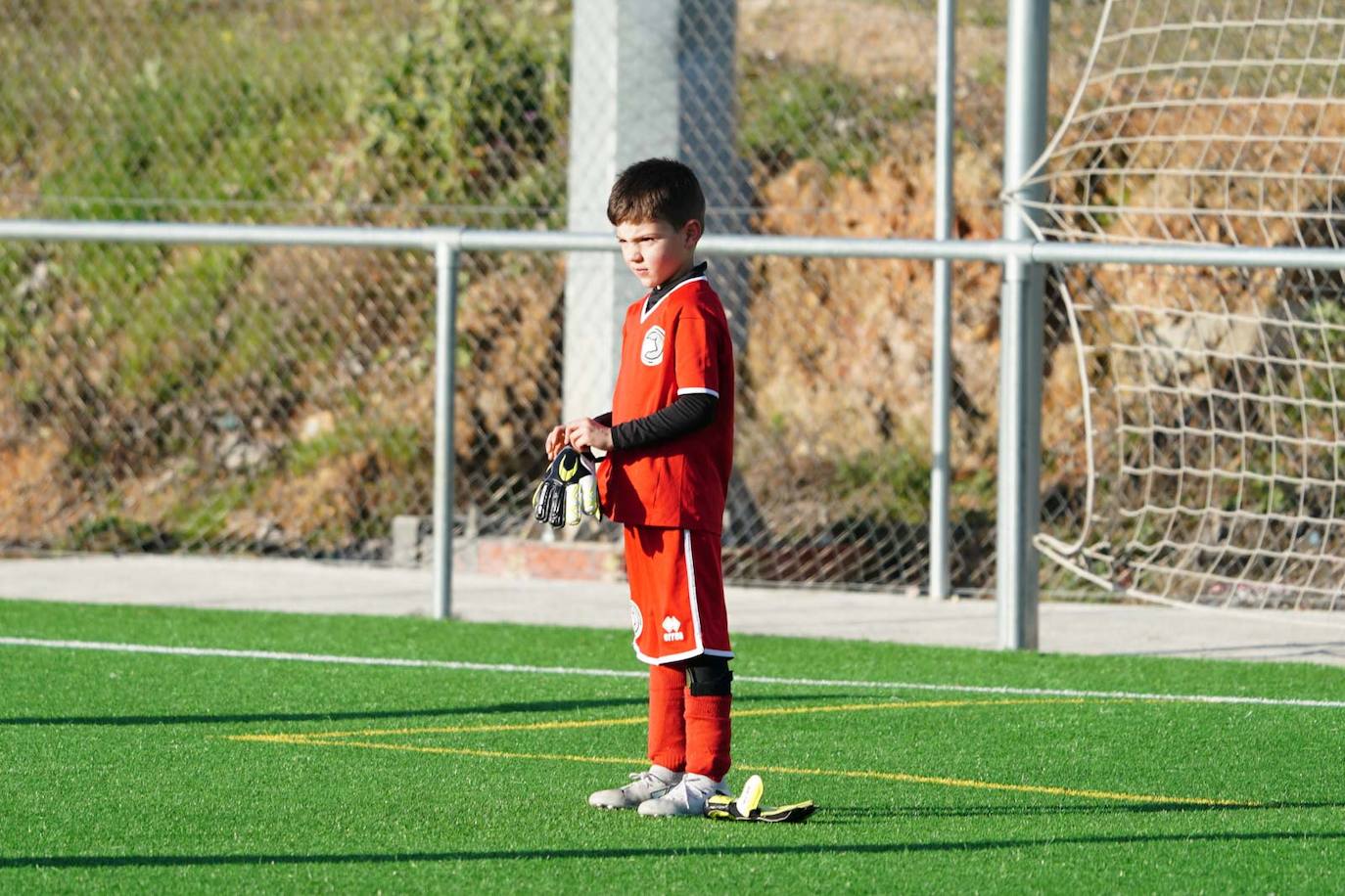 La jornada del fútbol base en Salamanca, en imágenes