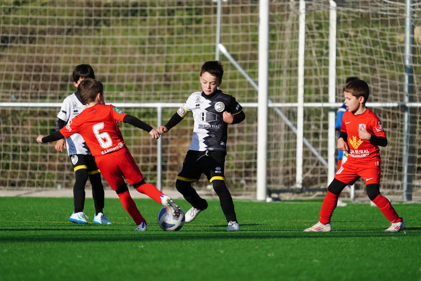 La jornada del fútbol base en Salamanca, en imágenes