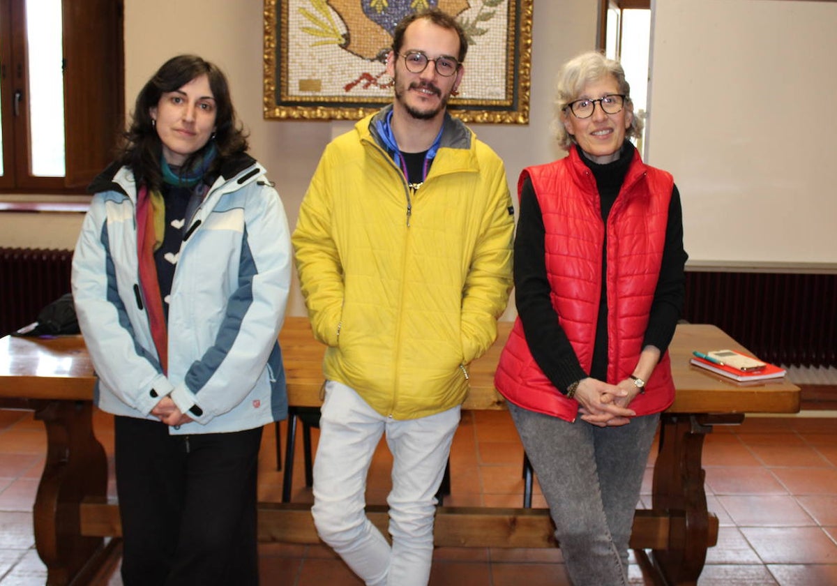 Esther Calvo, Carlos García y Caty Quijano.