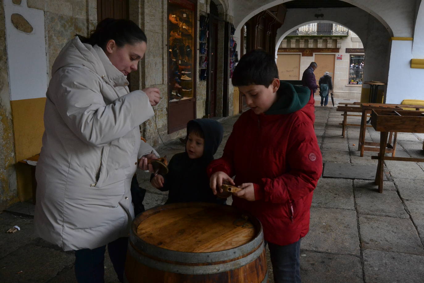 La lluvia no desluce la tradición matancera de Ciudad Rodrigo