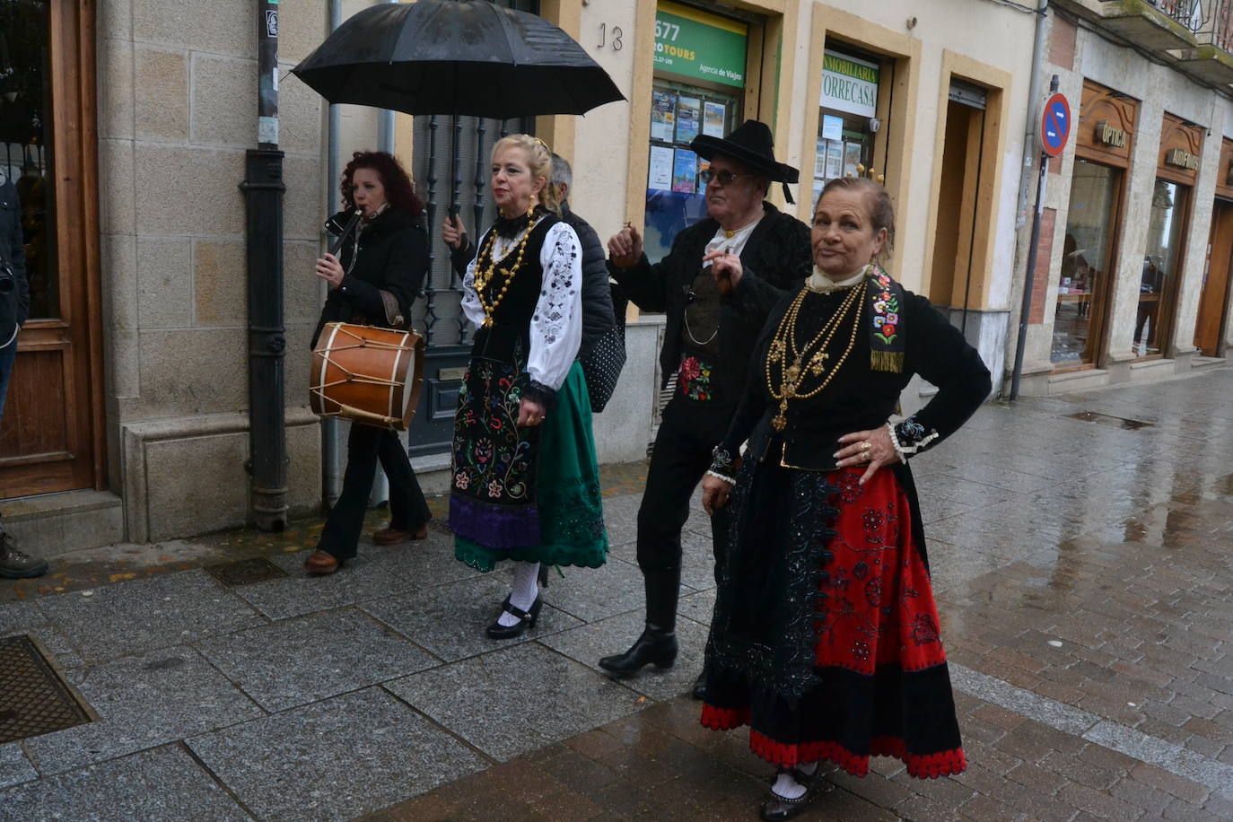 La lluvia no desluce la tradición matancera de Ciudad Rodrigo