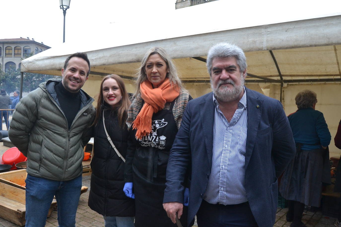 La lluvia no desluce la tradición matancera de Ciudad Rodrigo