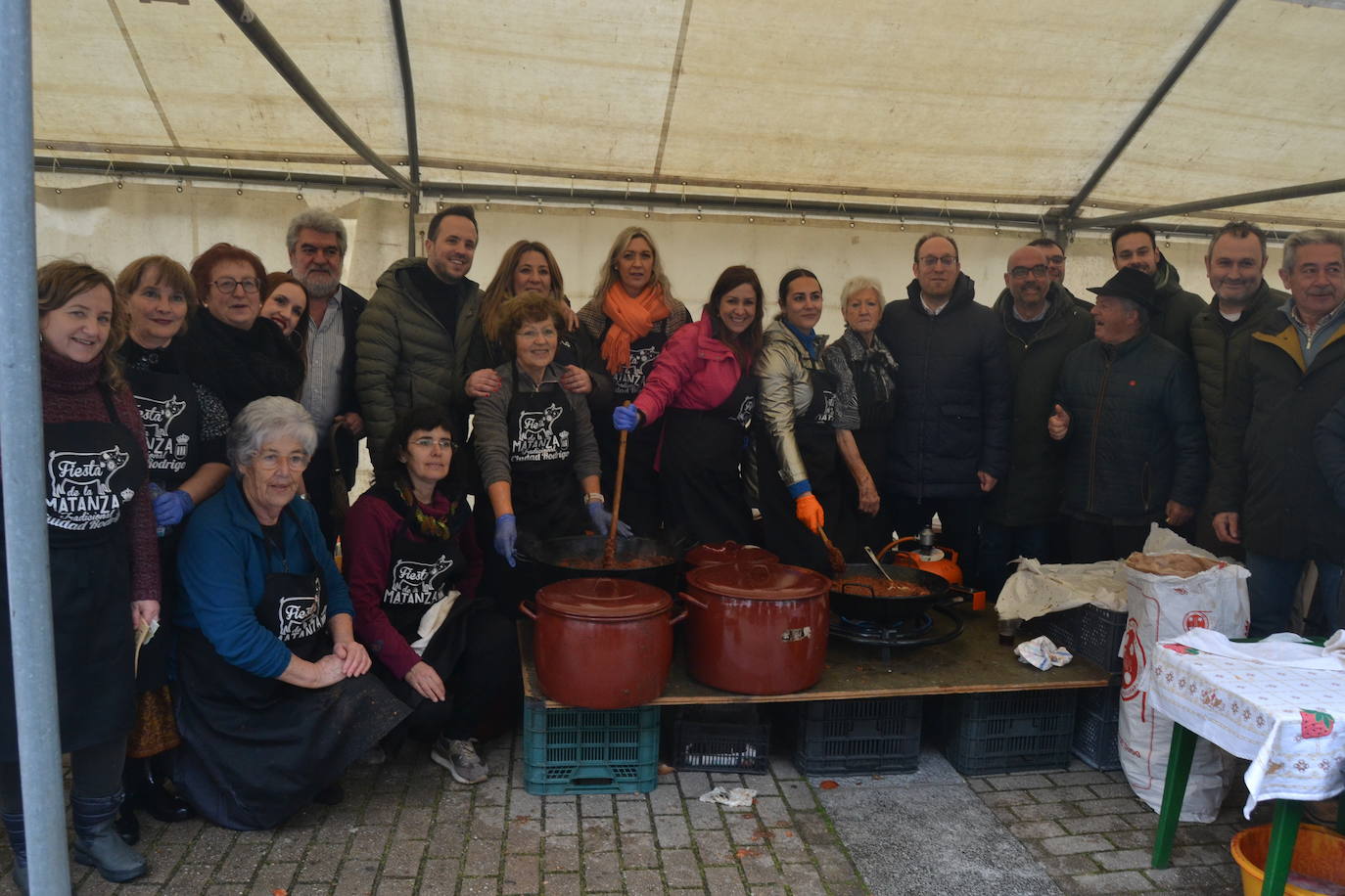 La lluvia no desluce la tradición matancera de Ciudad Rodrigo