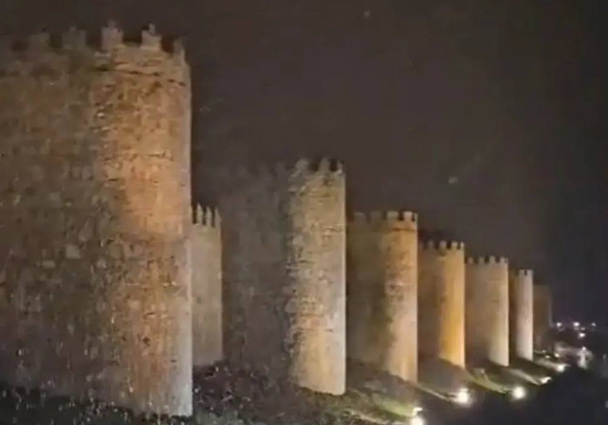 Nieve en Ávila este sábado |