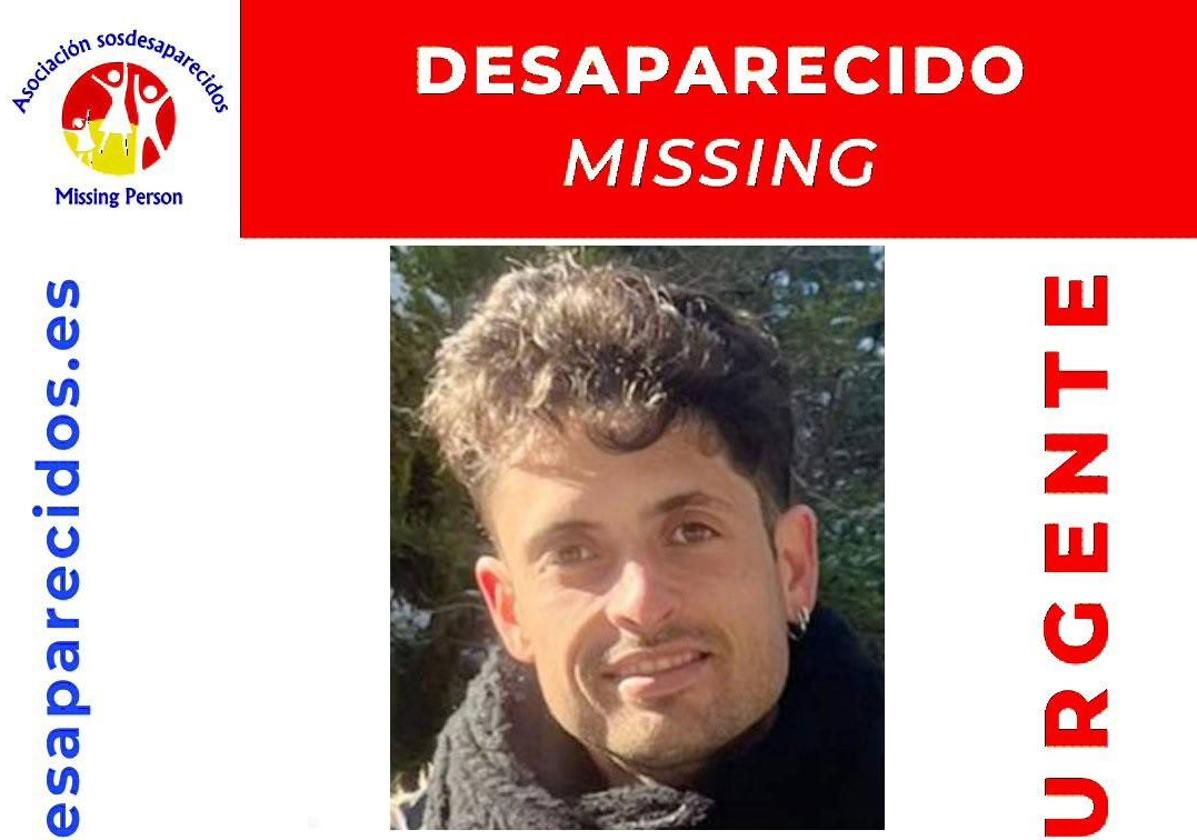La familia del desaparecido Alejandro Aranda pide ayuda para buscarle en zonas rurales