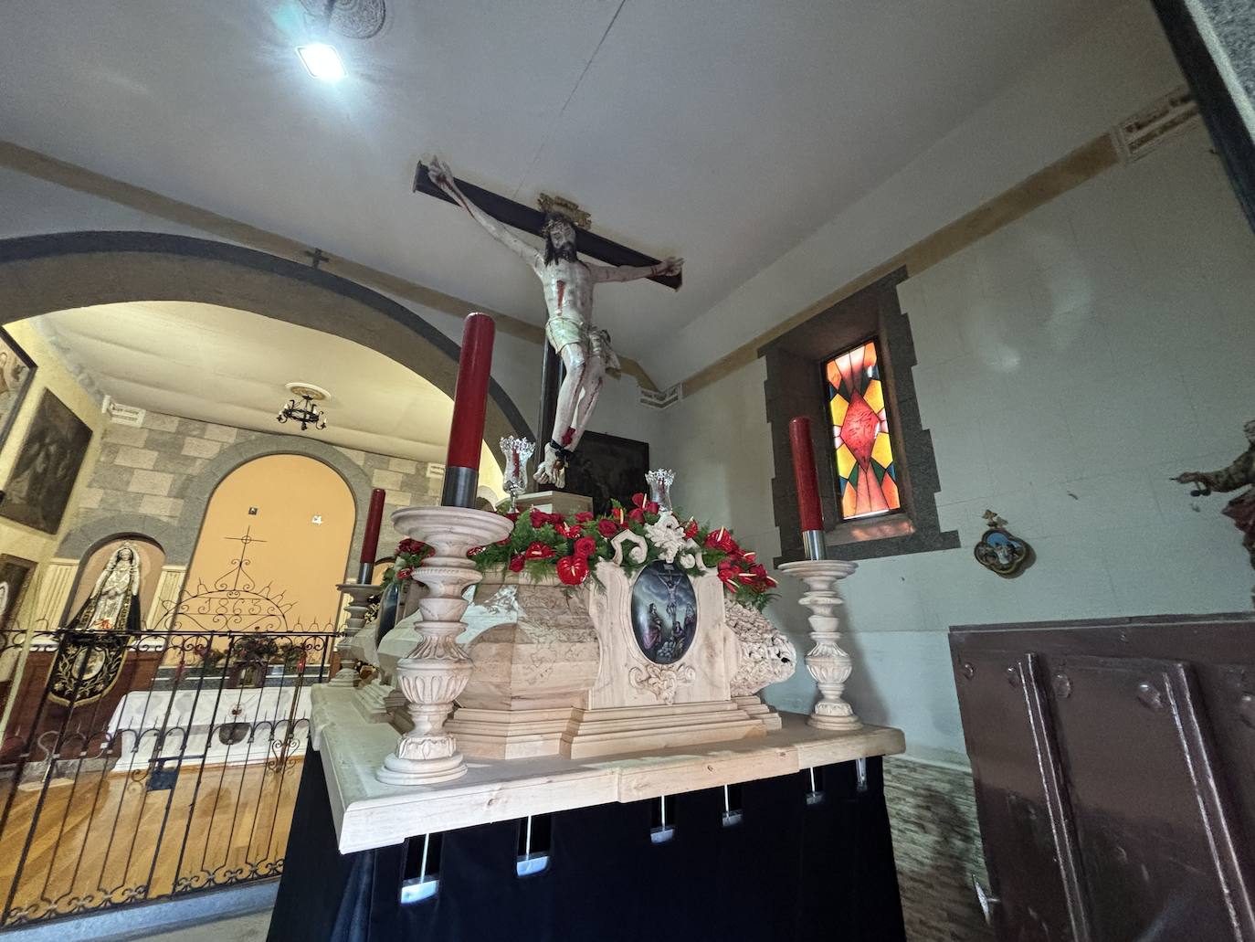 Solemne traslado del Santo Cristo del Humilladero y de Nuestra Señora de las Lágrimas en Peñaranda