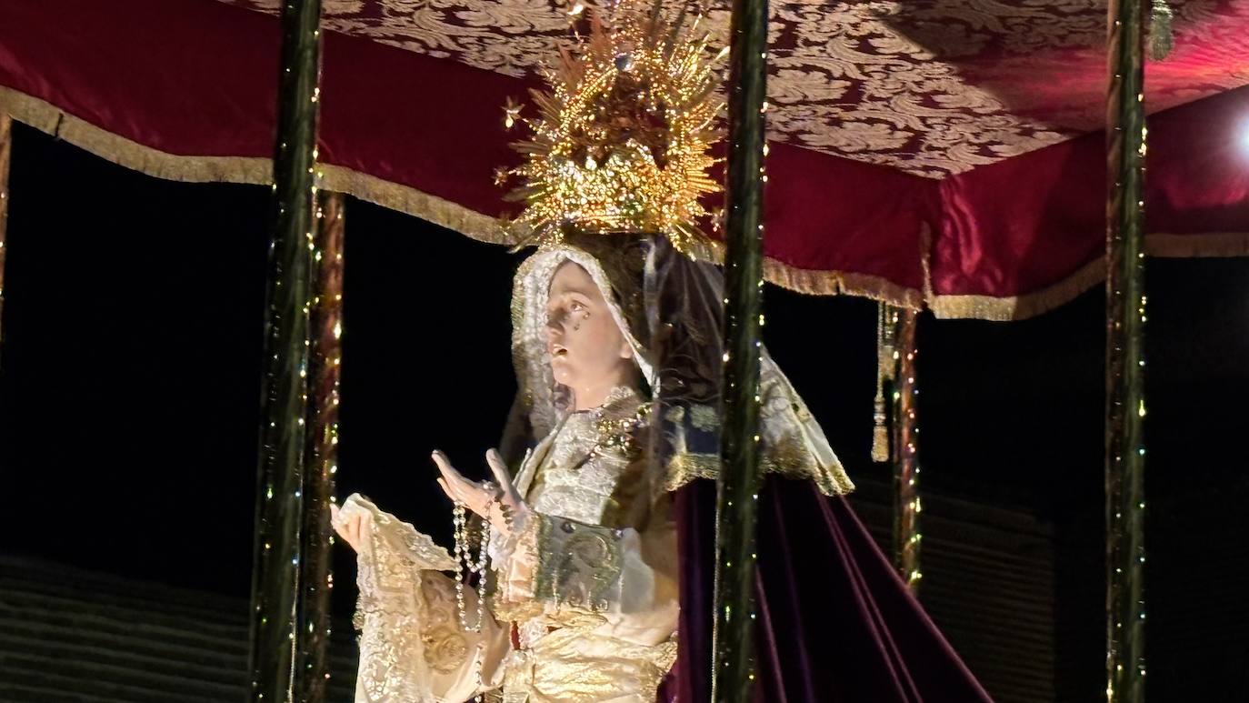 Solemne traslado del Santo Cristo del Humilladero y de Nuestra Señora de las Lágrimas en Peñaranda